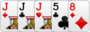 three of kind - พื้นฐาน poker