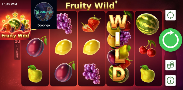 fruity wild booongo - พนัน ผลไม้